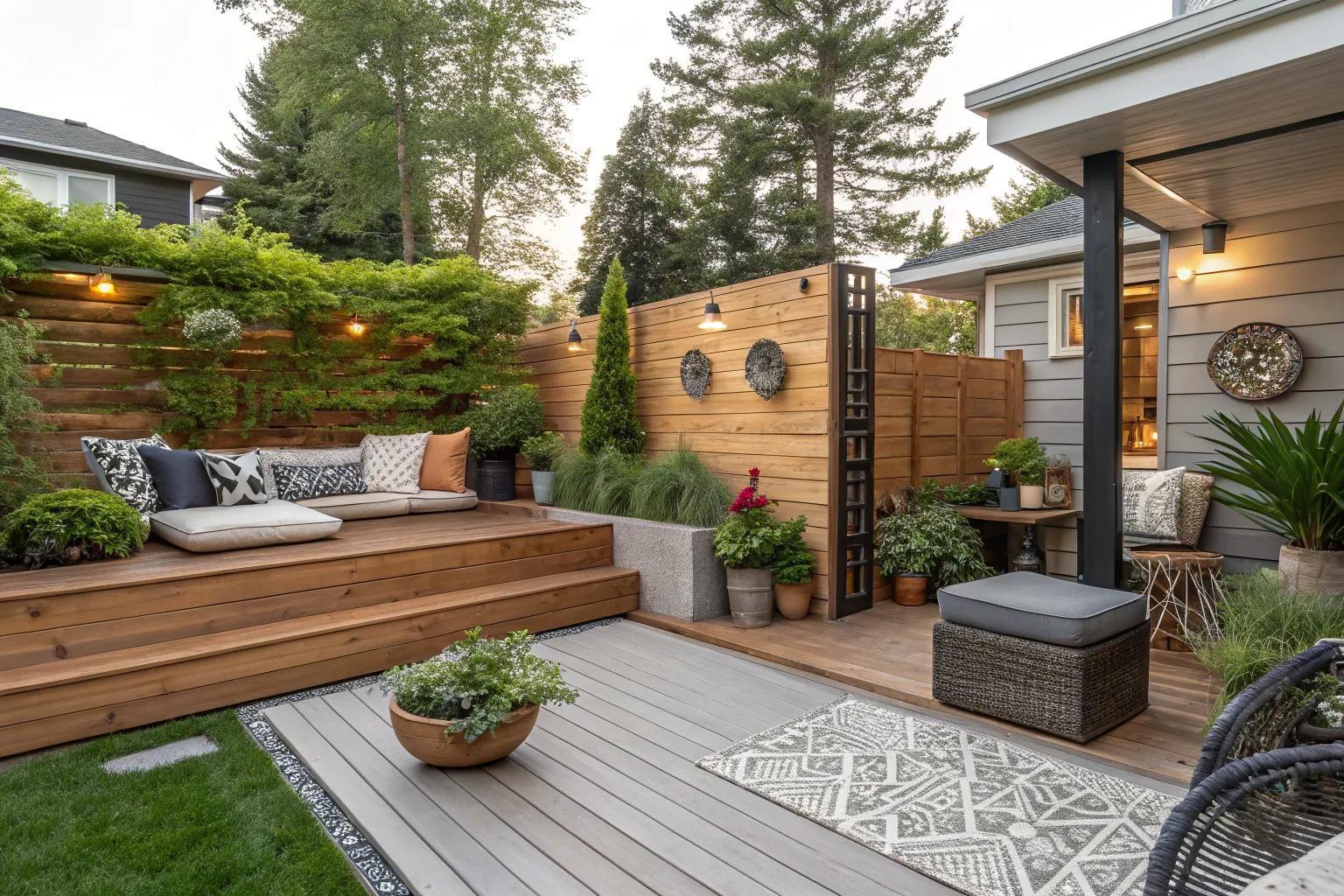Professional fence and deck process by GH Landscaping
